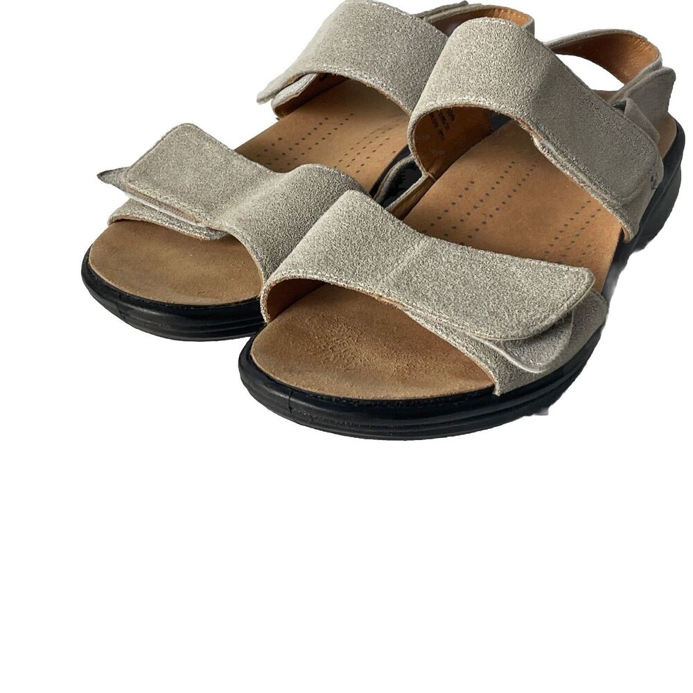 Revere Women's Como Back Strap Sandals Gold Wash size 5